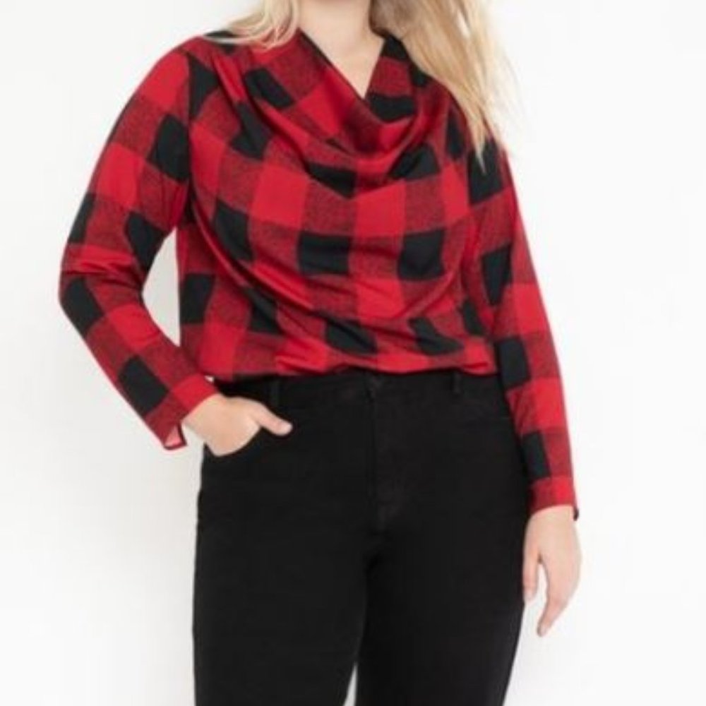 🆕 Eloquii NWT  Cowl Neck Blouse - Size 20